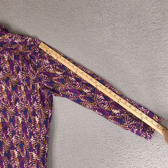 Claiborne Shirt Mens XXL Abstract Stretch Long Sleeve Button Down Designer - Picture 15 of 15